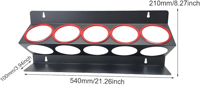 Bottle Storage Rack Spray Bottle Holder Watering Can Rack Iron Storage Shelf Car - Image 3