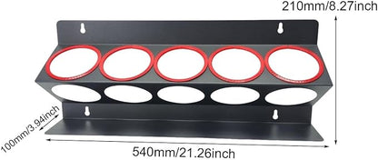 Bottle Storage Rack Spray Bottle Holder Watering Can Rack Iron Storage Shelf Car - Image 3
