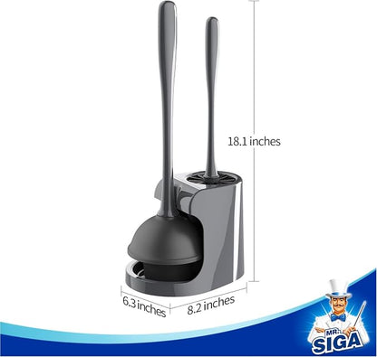 MR.SIGA Toilet Plunger and Bowl Brush Combo - Image 9