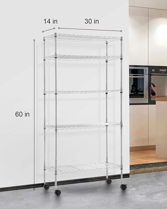 BestOffice | 5-Tier Wire Shelf - Image 3
