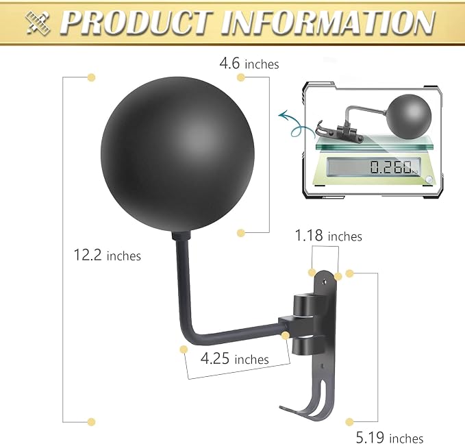 Motorcycle Helmet Holder Wall Mount 180 Degree Rotation Metal Bike Helmet Rack - Image 2