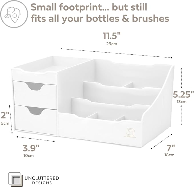 Uncluttered Designs Large Makeup Organizer - Image 3