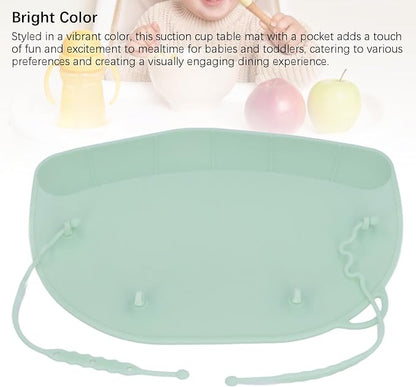 Silicone Placemat, Suction Up Placemat, Baby Silicone Placemat Portable Table - Image 7