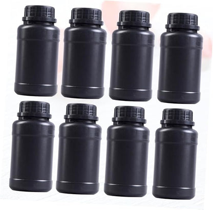 TIDTALEO 8pcs Black Plastic Engineering Bottles - Image 2