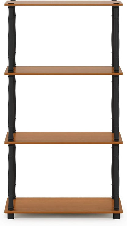 Furinno Turn-N-Tube 4-Tier Multipurpose Shelf Display Rack, Classic Tubes - Image 6