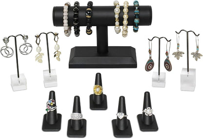 MOOCA Jewelry Display Set, Necklace Display Bust, Earring Organizer, Ring by Mooca