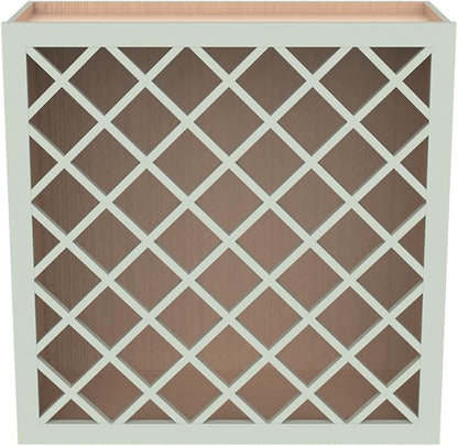 Solid Wood RTA Wine Bottle Rack Wall Cabinet - Image 4