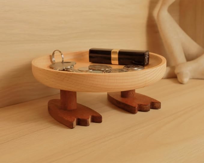 Wood Key Bowl for Entryway Table, Key Tray, Jewelry Tray, Valet Tray - Image 7