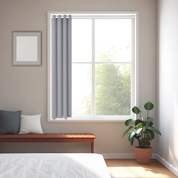 Tension Rod for Windows 28 to 48 Inch 4Pack Spring Curtain Rods No Drilling - Image 6