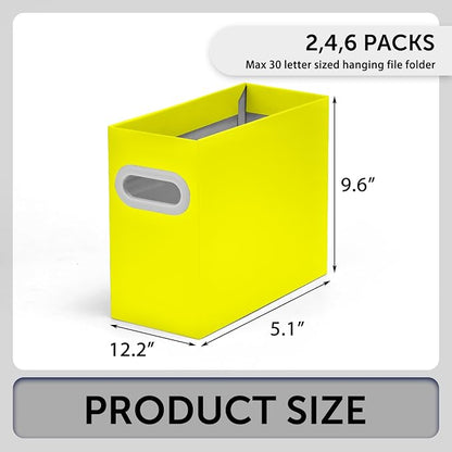 Hanging File Organizer, Cardboard File Folder Organizer - Image 2