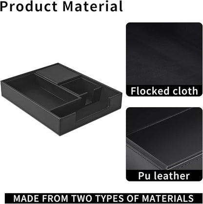 4 Pack Leather Office Supplies/Desk Organizer - Image 5