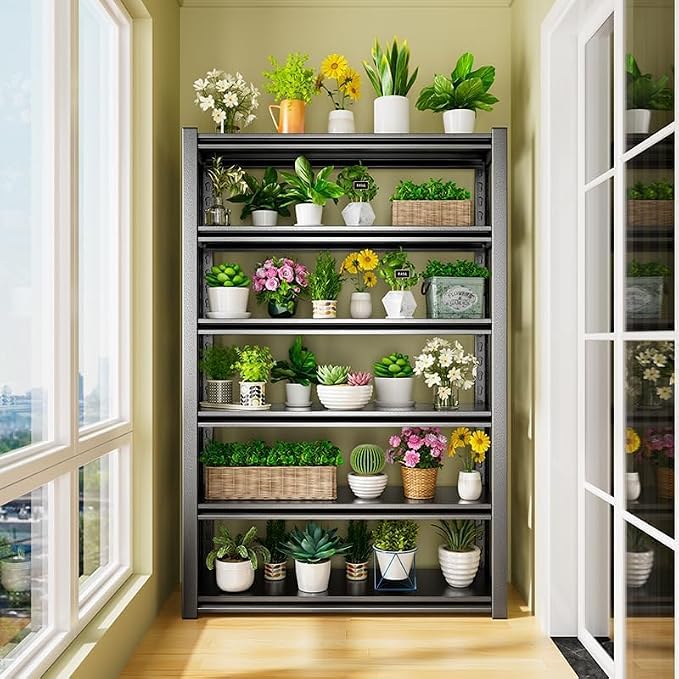 Garage Storage Shelves, 5 Tier Shelving Unit, 40 inch Wide, 18” Deep, 78” Tall - Image 7