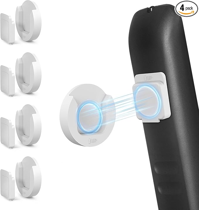 YYILIS Magnetic Remote Control Holder Wall Mount, 4 Pack Upgrade Remote Control by YYILIS