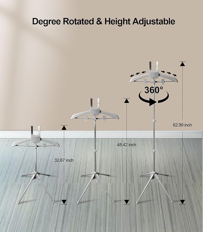 Garment Steamer Hanger with Ironing Glove, Portable Steamer Rack - Image 3