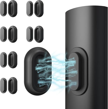 Magnetic Remote Control Holder Self-Adhesive Wall Mount, 6 Pack Upgraded by Vaszu