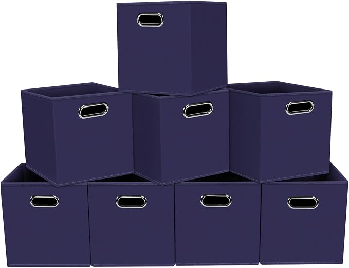 Fabric storage bins Cubes, Fabric Cube Organizer by Yunkeeper