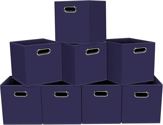 Fabric storage bins Cubes, Fabric Cube Organizer by Yunkeeper
