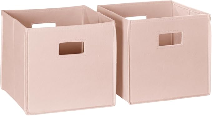 RiverRidge Kids 2pc Fabric Collapsible Storage Cube Organizers by RiverRidgeHome