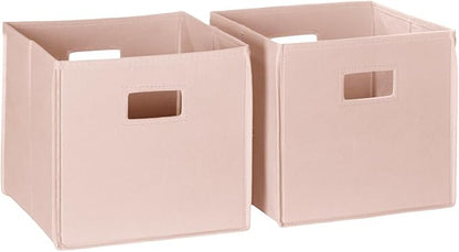 RiverRidge Kids 2pc Fabric Collapsible Storage Cube Organizers by RiverRidgeHome