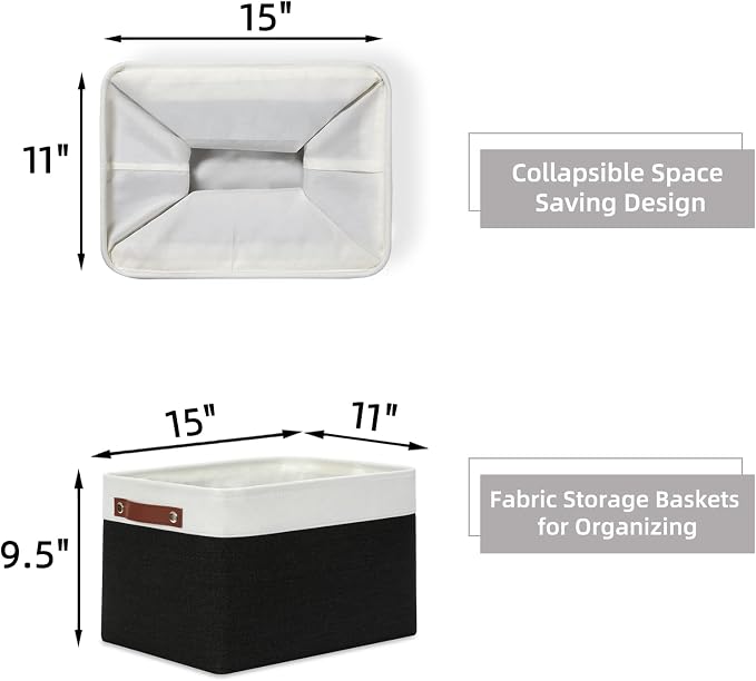 HNZIGE Large Storage Baskets - Image 2