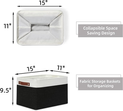 HNZIGE Large Storage Baskets - Image 2