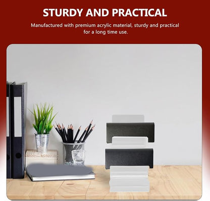 Cabilock Acrylic Wallet Display Stand Multi-Layer Tabletop Storage Rack - Image 9