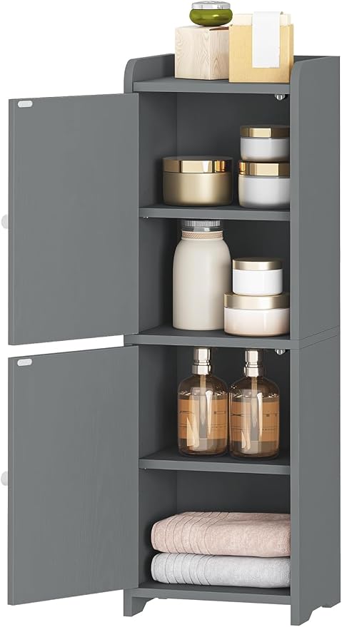 Hzuaneri Bathroom Storage Cabinet, Small Corner Floor Cabinet - Image 7
