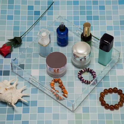 Clear Sturdy Acrylic Serving Tray - Image 6