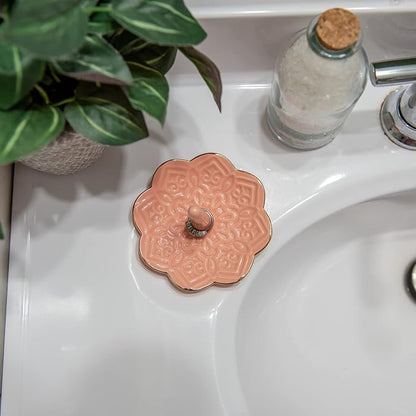 Ceramic Pink Mandala Jewelry Holder Decorative Ring Holder/Trinket Tray - Image 6