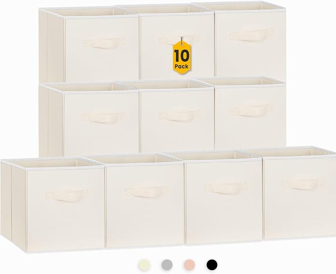 Criusia Storage Cubes, 11 Inch Clothes Storage Bins by Criusia