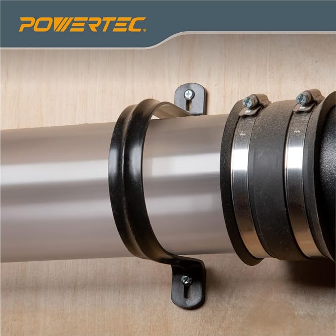 POWERTEC 70343 Hangers for 4" Dust Collection Hose, Pipes and Dust Collection - Image 5