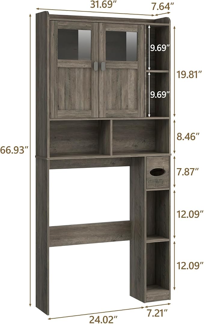 Vabches Over The Toilet Storage Cabinet - Image 2