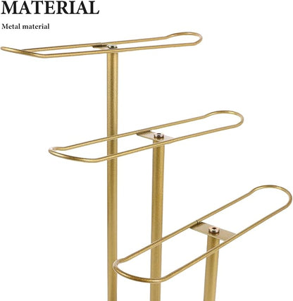 Headband Holder Organizer Stand Metal 3-Tier Hairband Display Rack Hair Hoop - Image 3