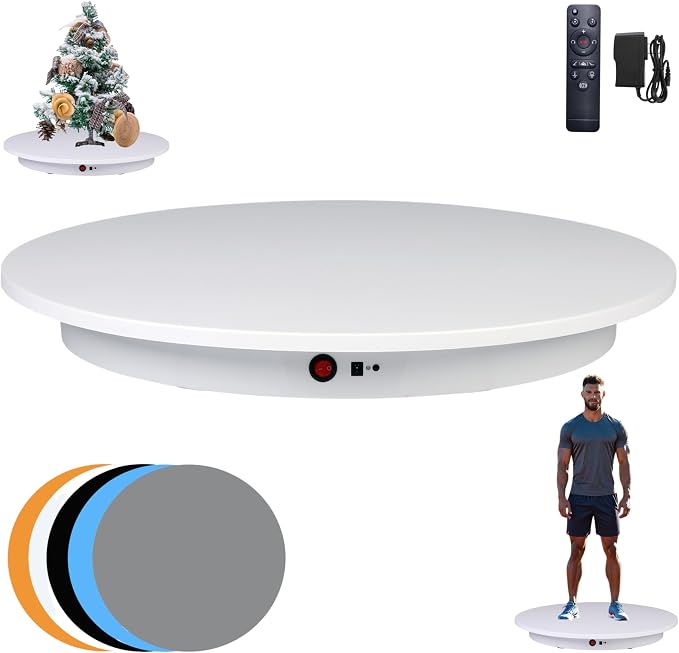 JAYEGT Motorized Rotating Display Stand, 350Lbs Load，360 Degree Electric by JAYEGT