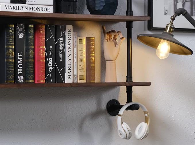 Industrial Pipe Wall Shelves Pipe Shelving - Image 8