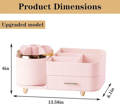 Rotating Makeup Organizer for Vanity - Image 4