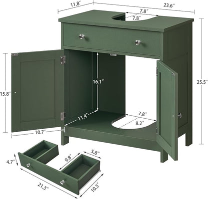 TEENFON Pedestal Sink Storage Cabinet - Image 3