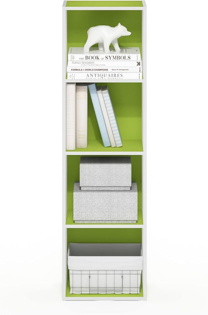 Furinno PASIR Book Shelf, 4-Tier Modern Bookshelf, Open Shelves Bookcase 9 x 12 - Image 5