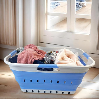 SAMMART 42L Collapsible Plastic Laundry Basket - Image 2