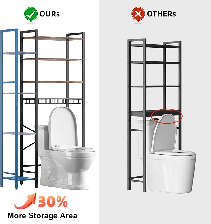 8-Tier Over The Toilet Storage - Image 3