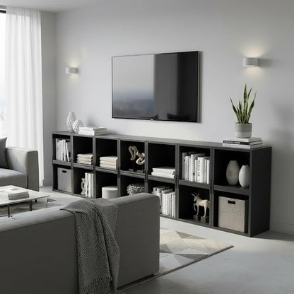Homkdom 4 Cube Storage Organizer, DIY Book Shelf - Image 4