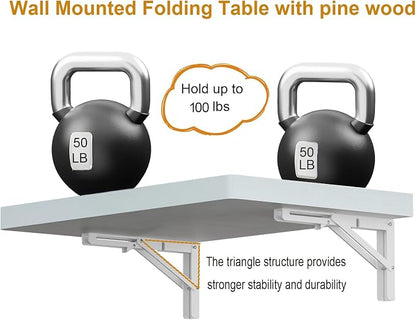 IAE Wall Mounted Folding Table - Image 6