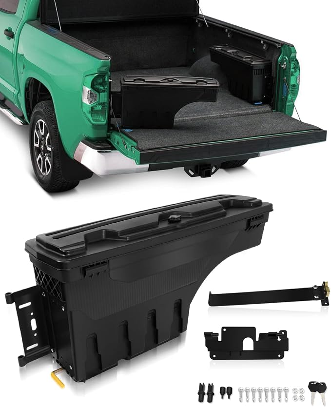 SCITOO Truck Bed Tool Box for Chevrolet Silverado 2008-2019 for GMC Sierra by SCITOOAUTOPARTS