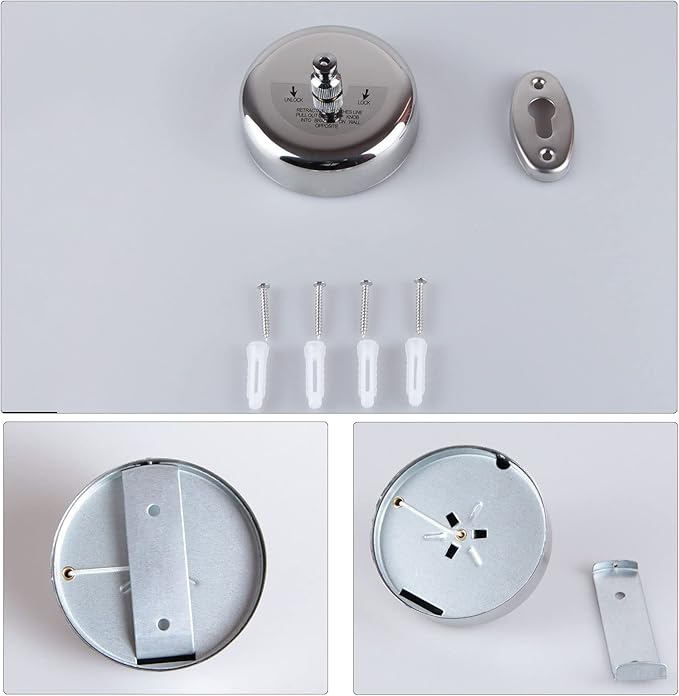Retractable Clothesline 304 Stainless Steel Durable - Image 3