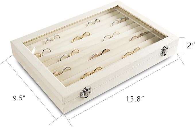 Frebeauty Rings/Earrings Organizer Tray - Image 3