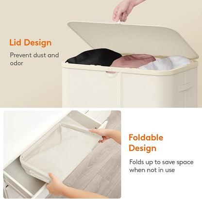 Lifewit 185L 3 Section Laundry Hamper - Image 8