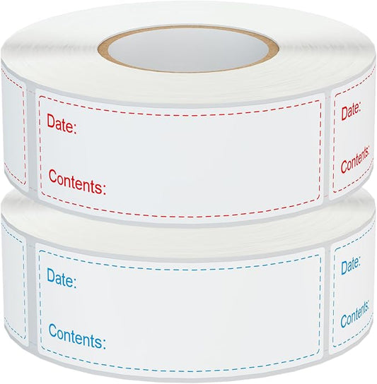 1000 Pcs Removable Freezer Labels by Risepekt