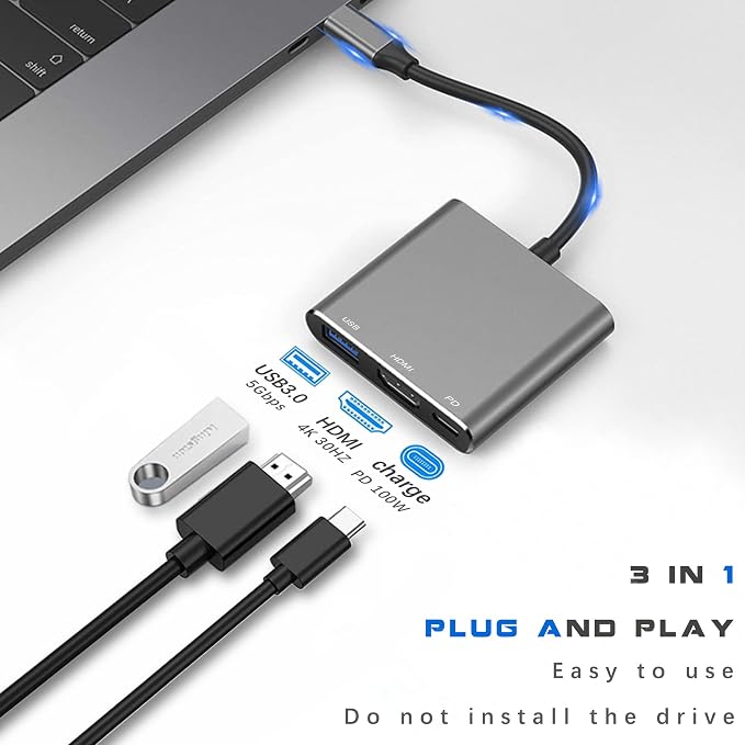 USB C to HDMI Multiport Adapter - Image 2