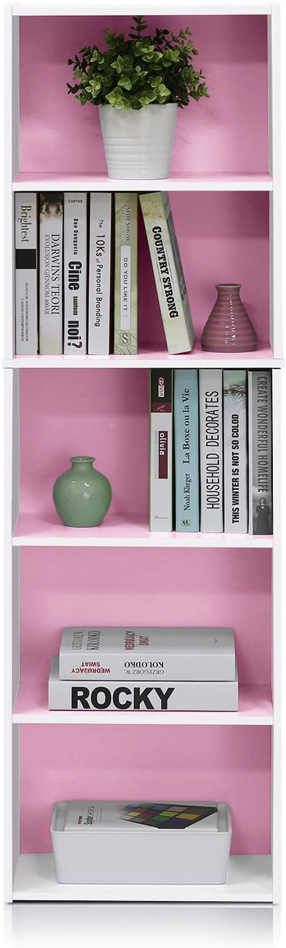 Furinno LUDER Book Shelf, 5-Cube Bookshelf, Bookcase - Image 6