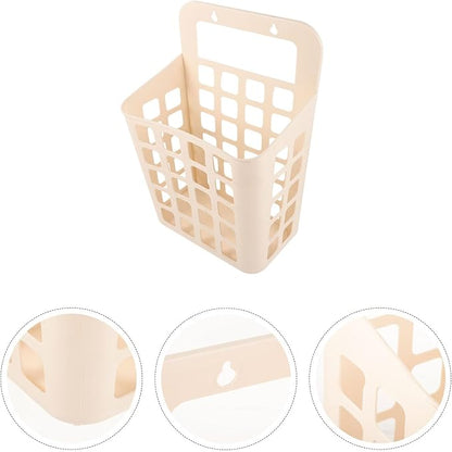 Alipis Foldable Hanging Laundry Basket 14.56X9.05X5.11In Plastic Laundry Hamper - Image 9